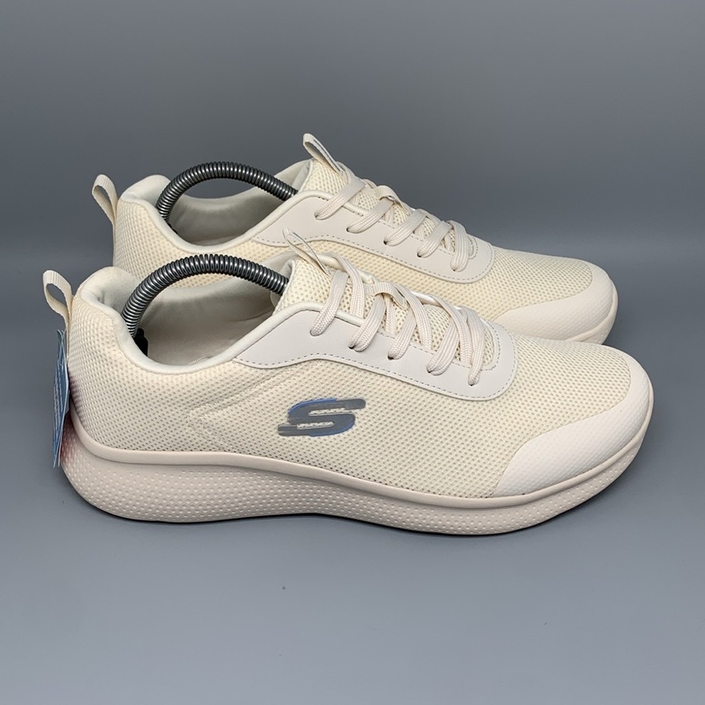 Skechers Natural Cream Memory Foam Running Shoes SN179260R Women's Sz‎ 11 NWT